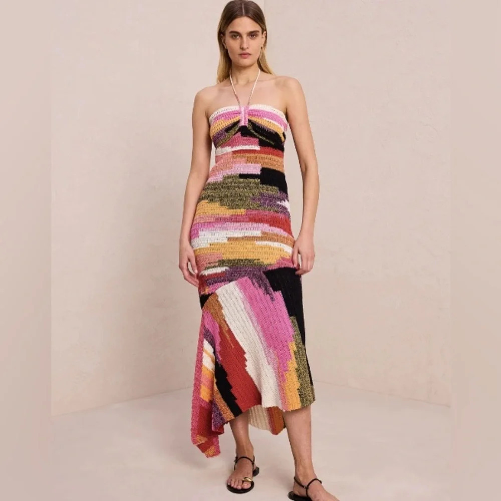 A.L.C.  Women's Nova Crochet Midi-Dress NWT